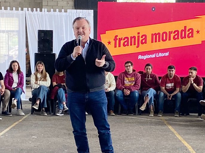 Michlig pidió integrar a Franja Morada a la conducción del partido