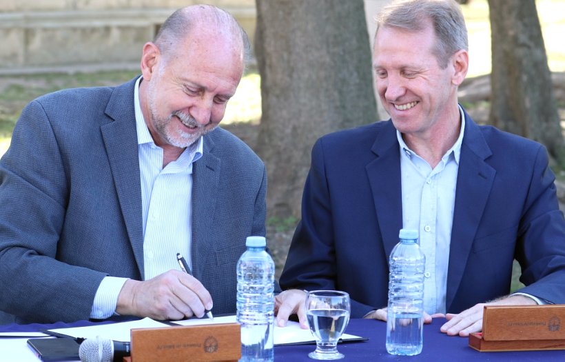 La provincia invierte 60 millones para pavimentación en Sunchales