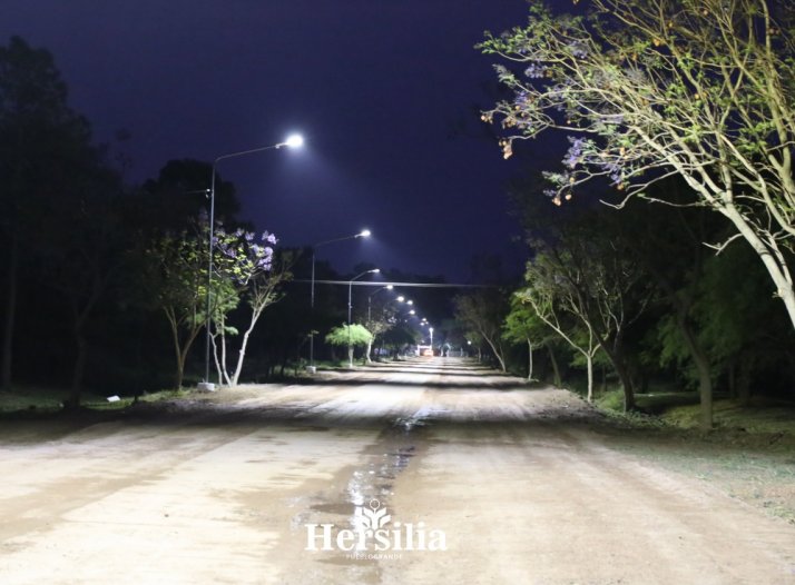 Inauguraron nuevas obras públicas en Hersilia