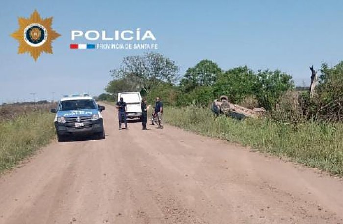 Accidente en zona rural de Huanqueros