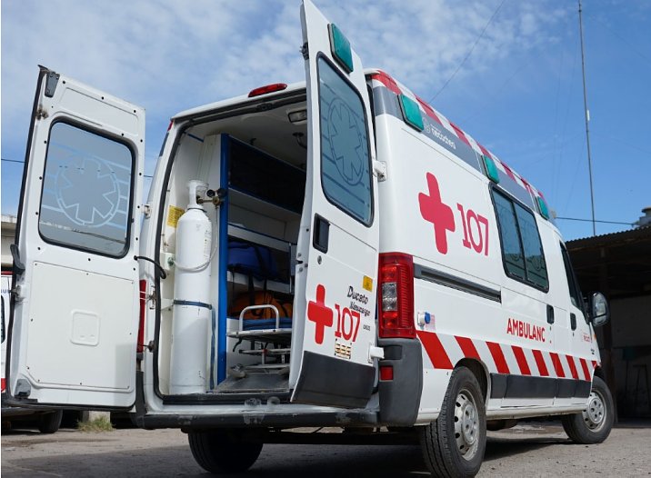 Mujer lesionada en un accidente en Freyre