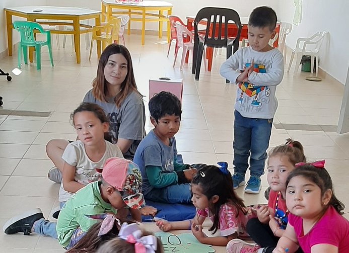 Moisés Ville: Inauguraron un centro de día para niños