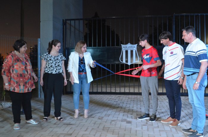 Brinkmann: San Jorge concretó la inauguración oficial de la nueva portada del predio 