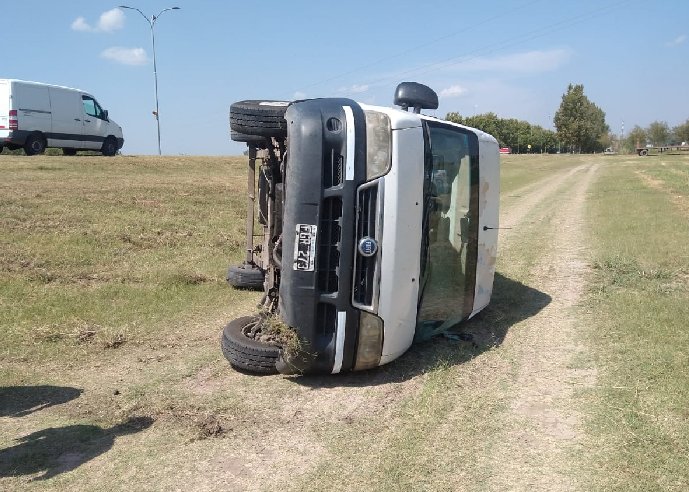 Accidente en el acceso norte de Freyre
