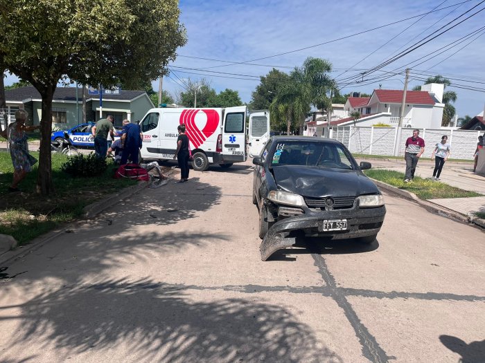 Motociclista con lesiones graves en un accidente en Morteros