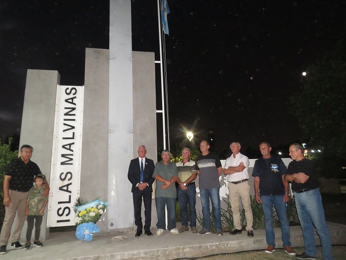 Suardi: Se recordó la gesta de Malvinas