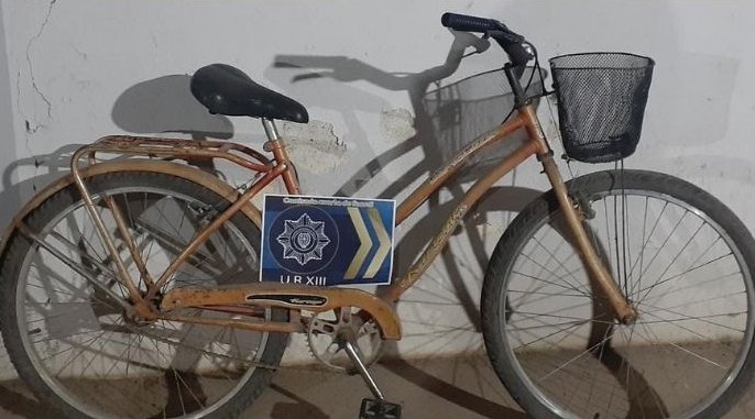 Encontraron bicicleta robada en Suardi