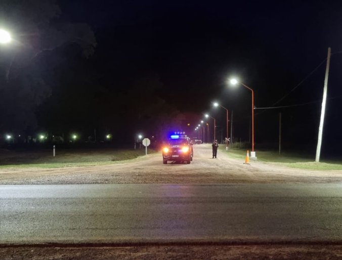 Inauguraron la iluminación del acceso norte de La Rubia