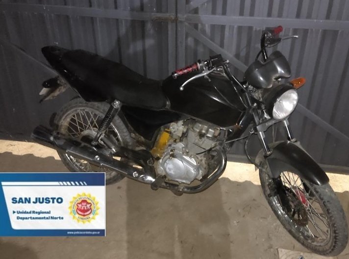 Brinkmann: Detenido por circular en una moto robada