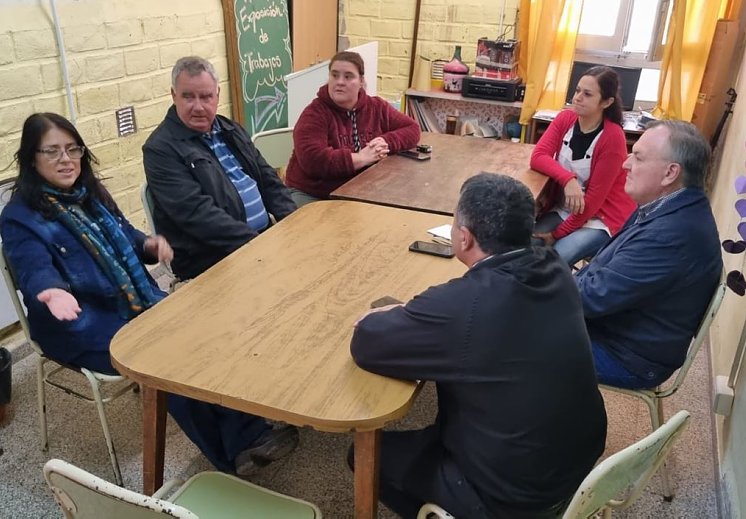 Michlig y González visitaron La Cabral y Aguará Grande
