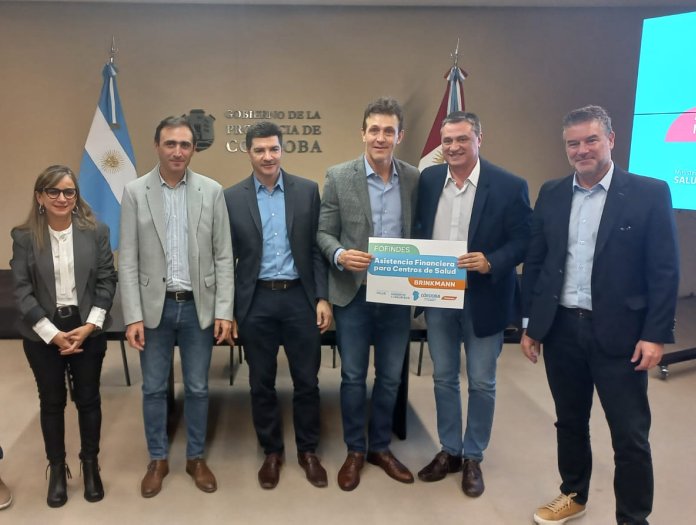 Brinkmann y Porteña recibieron fondos y equipamiento para los Centros de Salud