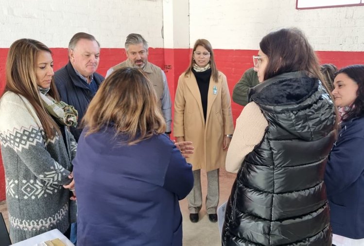 Michlig y González visitaron San Guillermo y otras localidades del departamento