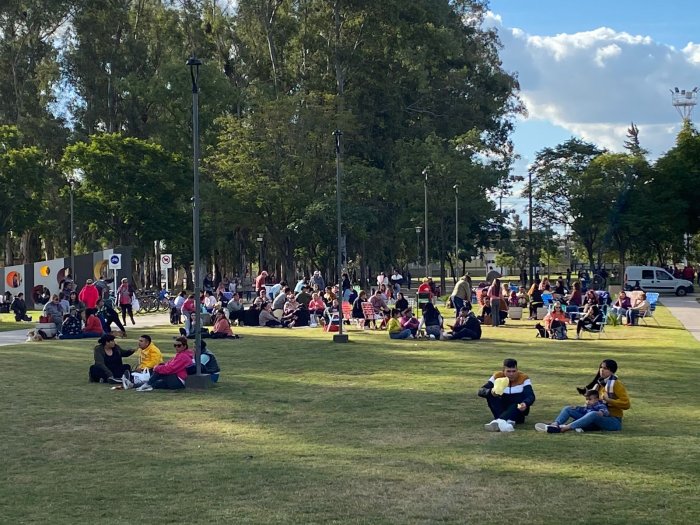 Dia del Padre a pleno en el Parque Central de Brinkmann