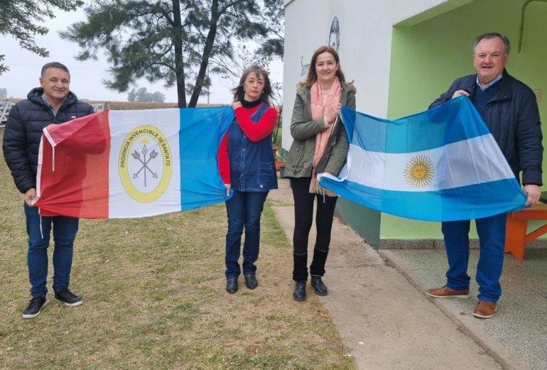 Michlig y González visitaron Aguará Grande y La Lucila