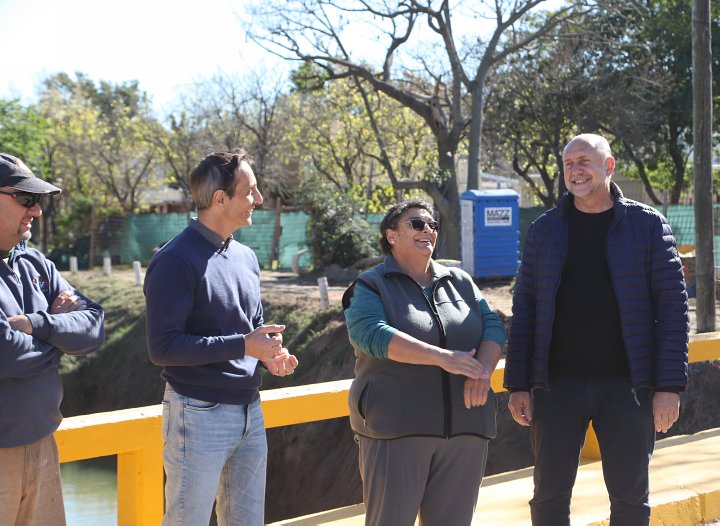 Perotti visitó Sunchales y recorrió obras en el departamento Castellanos