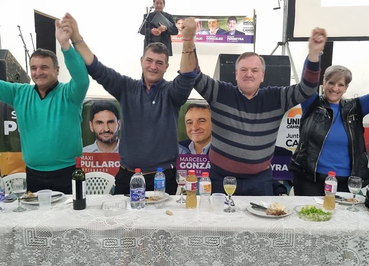 Michlig y González estuvieron en Moisés Ville, Hersilia y Huanqueros