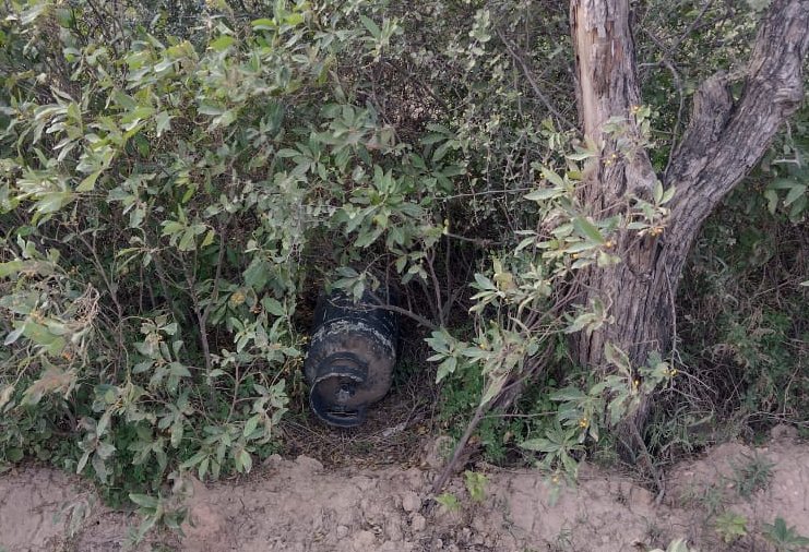Encontraron una garrafa robada en Balnearia