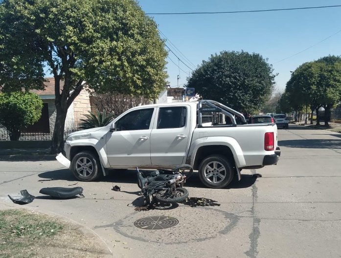 Adolescente lesionado en un accidente en Morteros