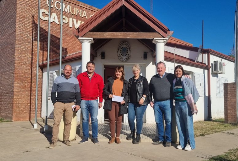 Michlig y González visitaron siete distritos del departamento