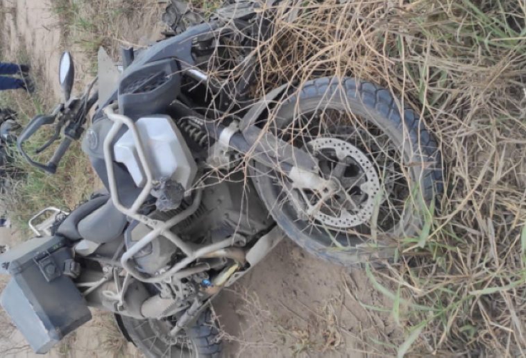 Motociclistas brasileños se accidentaron en la ruta 39