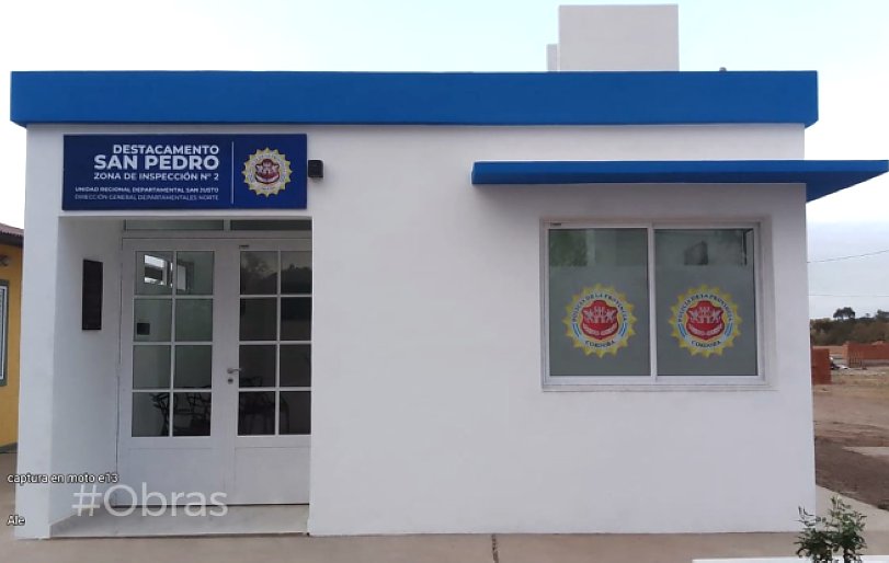 Inauguran el nuevo Destacamento Policial de Col. San Pedro