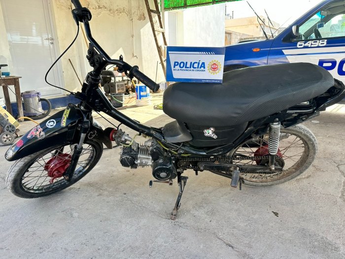 Secuestraron una moto adulterada en Freyre