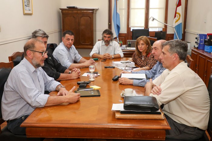 Reuniones por la transición en el área de obras y servicios públicos