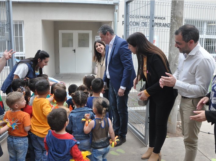 Brinkmann: Quedó inaugurado el edificio de la Sala Cuna 