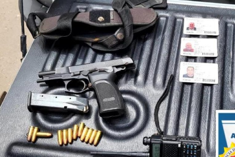 Morteros: Tres detenidos por amenazas y uso de arma de fuego