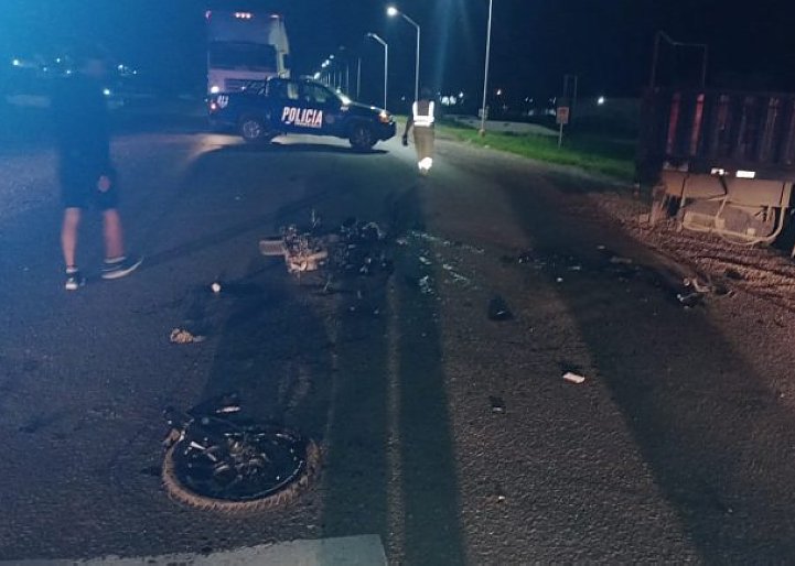 Motociclista de Selva sufrió heridas graves al accidentarse en Ceres