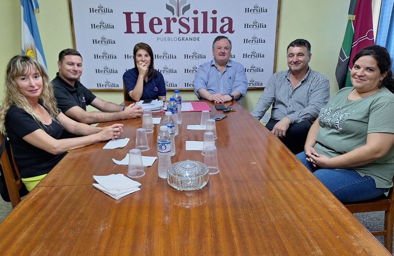 Michlig y González visitaron Ambrosetti, Hersilia y Moisés Ville