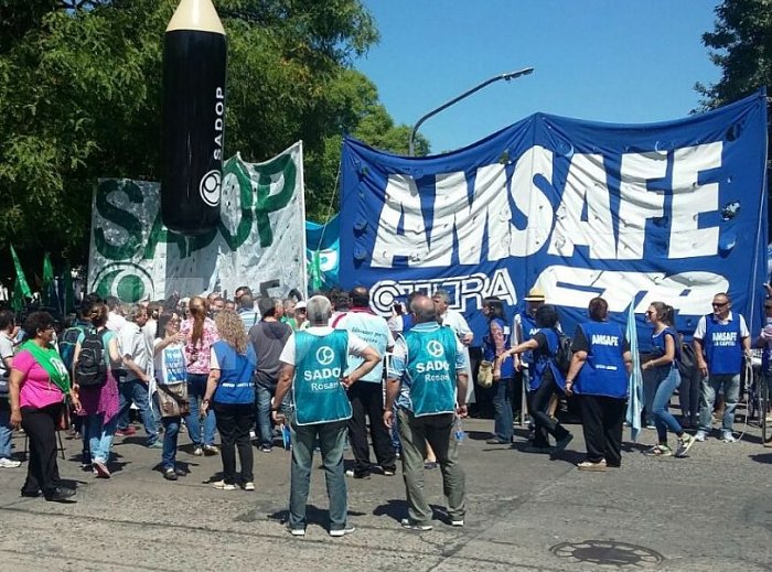 AMSAFE y SADOP resolvieron paros provinciales de 48 hs. 