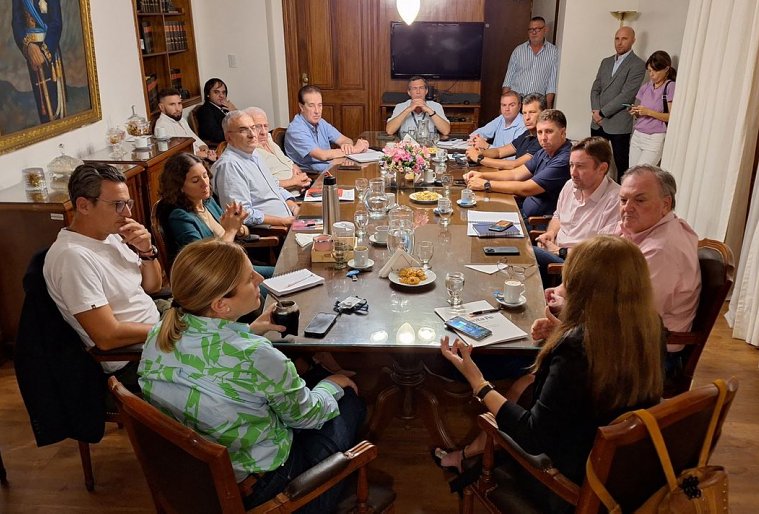 El senador Felipe Michlig mantuvo distintas reuniones institucionales