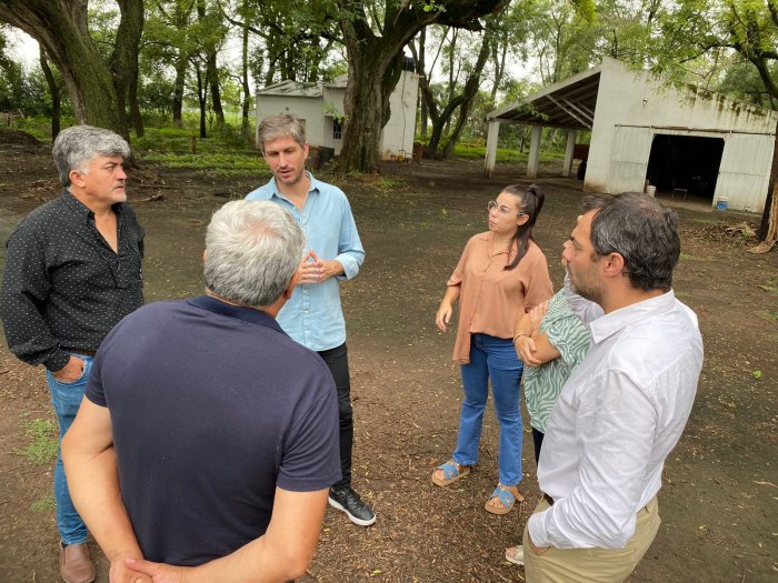Autoridades de Ambiente visitaron el vivero municipal de Brinkmann