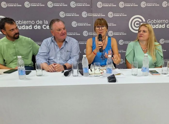 La Ministra Rueda visitó el departamento y presentó el programa 