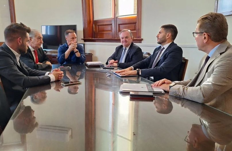 Senadores del centro-norte se reunieron con Pullaro por el acueducto San Javier