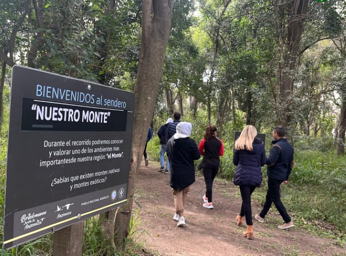 Inauguraron en Brinkmann el sendero 