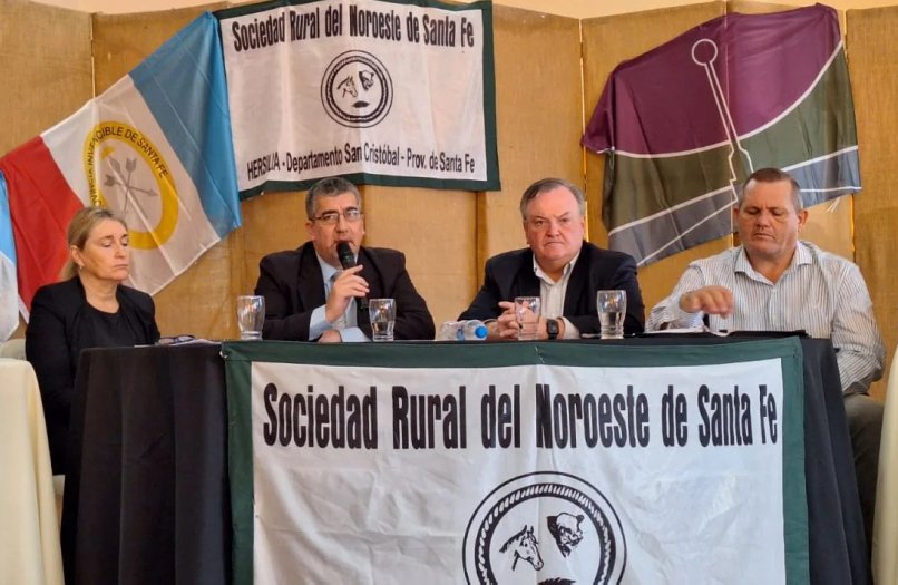 Michlig encabezó una reunión multisectorial en Hersilia por seguridad rural