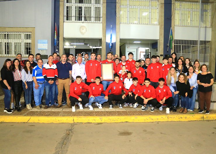 El municipio y el Concejo reconocieron la histórica campaña del basquet de Sportivo