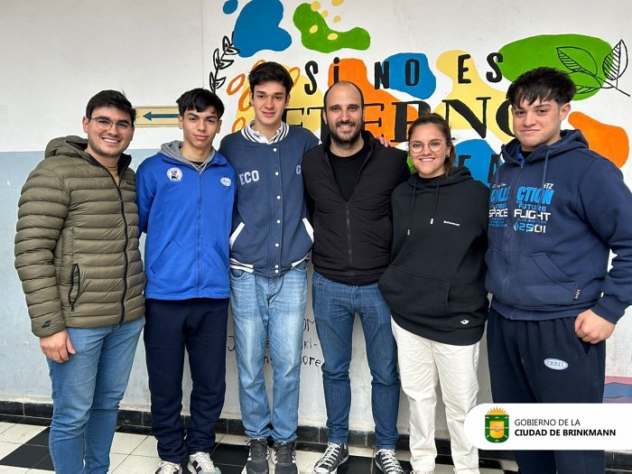El Presidente de la Agencia Córdoba Joven visitó Brinkmann