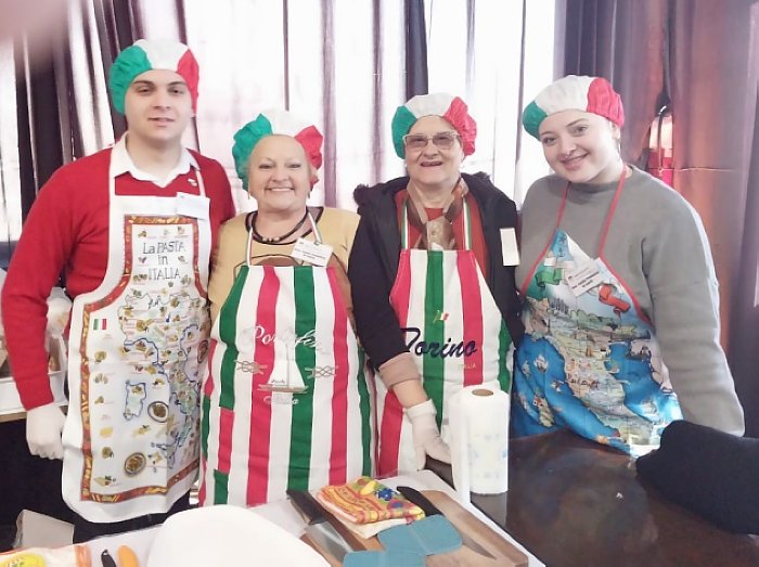 Suardi terminó en el 2º lugar en la competencia nacional de bagna cauda