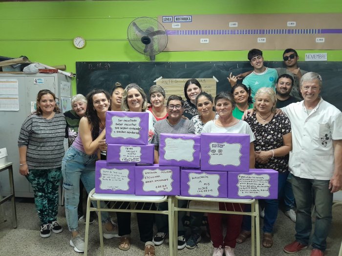 Suardi: Realizan campaña para concientizar sobre la no violencia contra la mujer