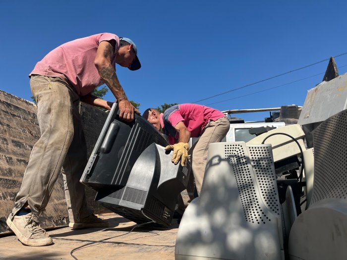 Suardi: Exitosa campaña de recolección de aparatos eléctricos y electrónicos