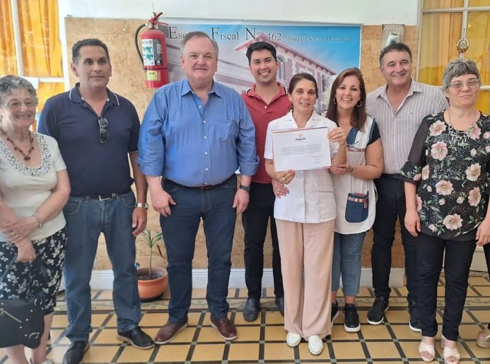 Escuela de Moisés Ville recibió un FANI de casi 16 millones