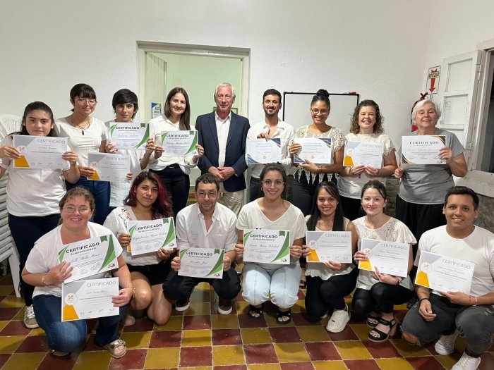Suardi: Se realizó la entrega de certificados del curso de Lengua de Señas Argentinas