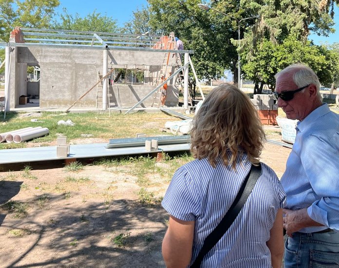 Suardi: Boscarol y Zbrun recorrieron diversas obras públicas