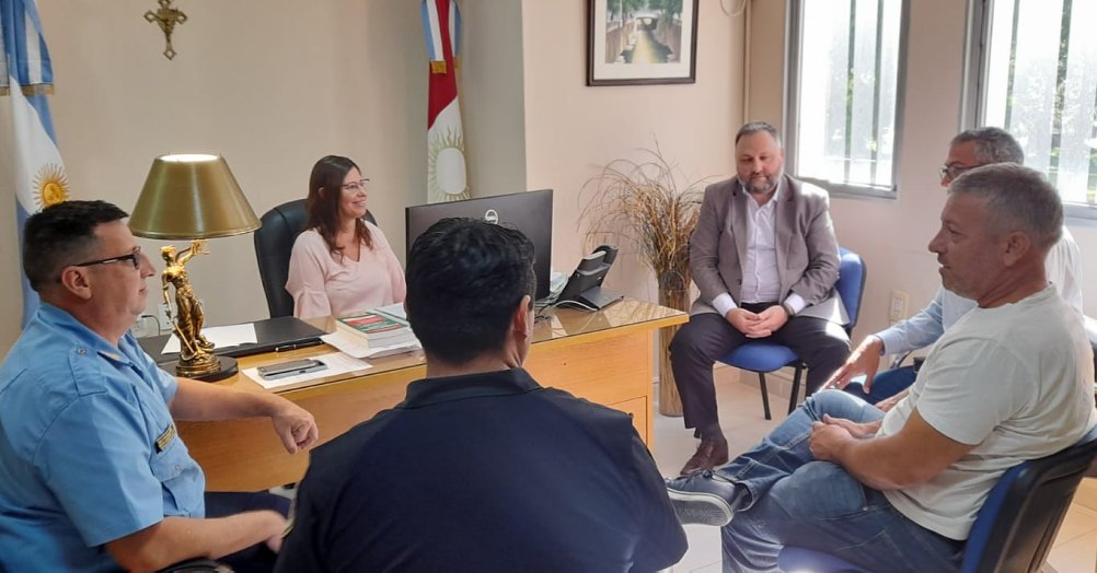 Justicia, municipio y comerciantes se reunieron ante el aumento de robos en Morteros