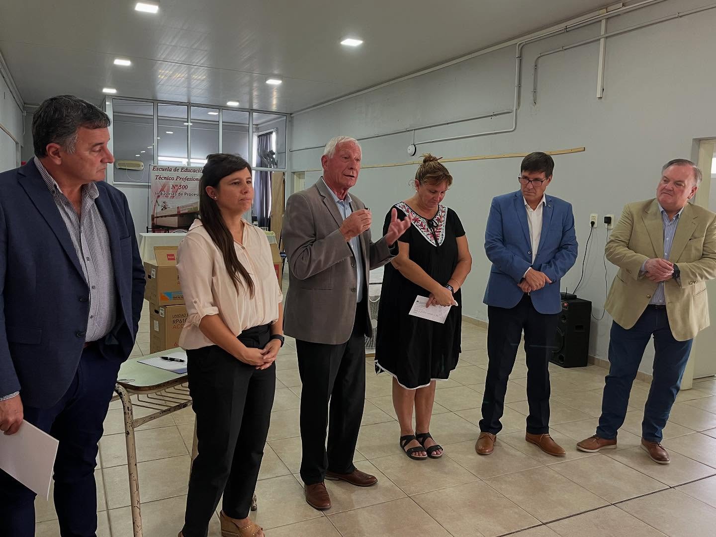 Goity dijo que se está en camino de lograr el edificio propio para la Escuela 500 de Suardi