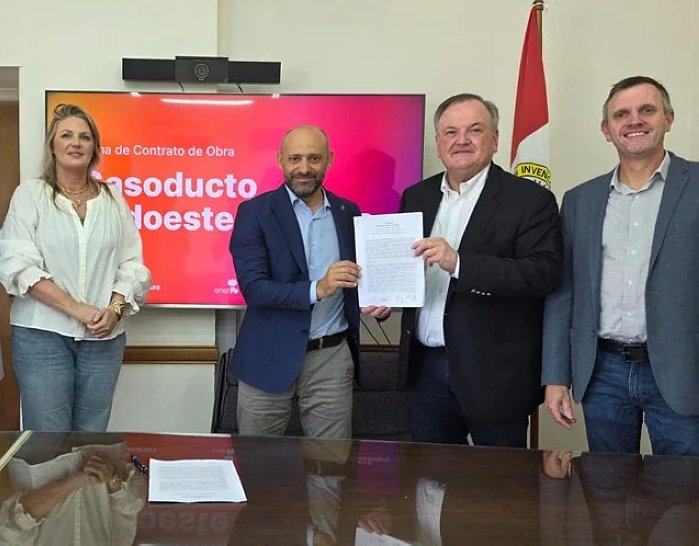 Puccini dijo que el Gasoducto Lechero fue posible por la insistencia del Senador Michlig