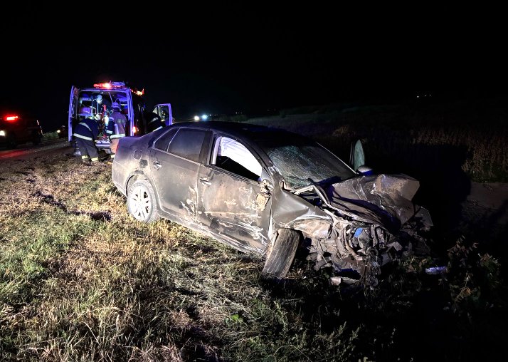 Chocó un auto estacionado y sufrió lesiones reservadas